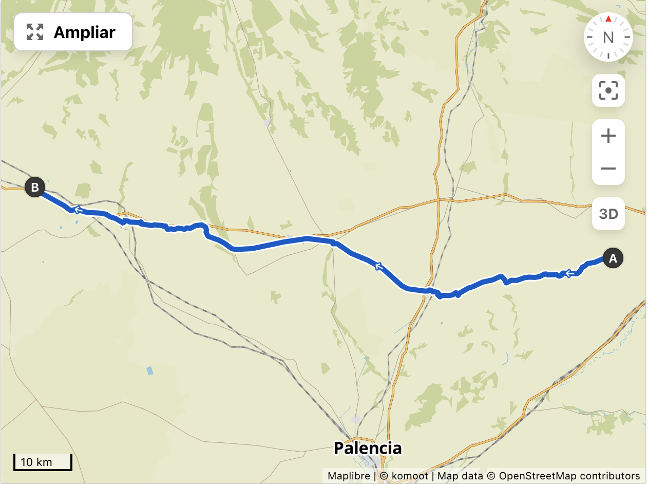 Track de la etapa