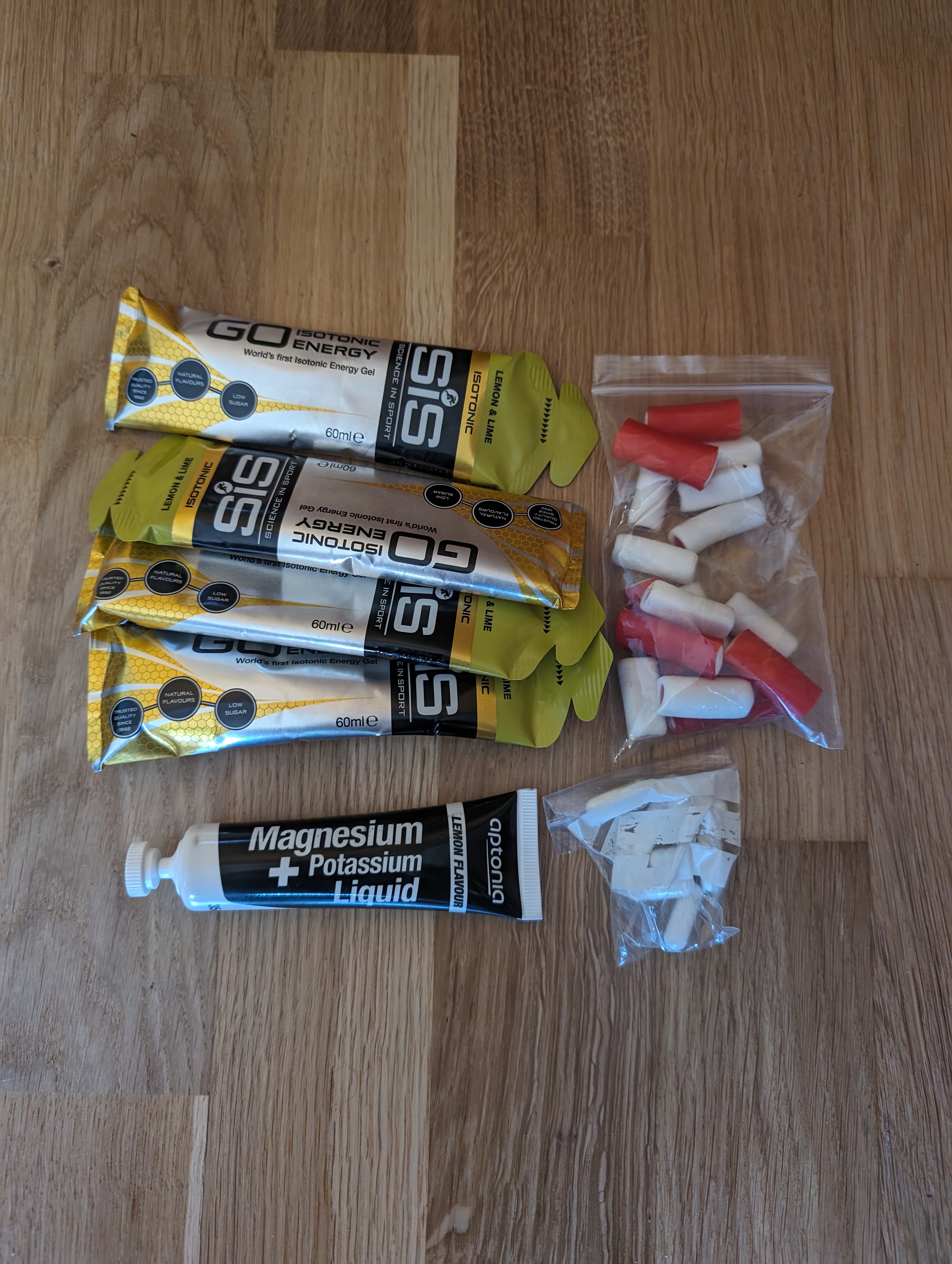 Top tube bag contents