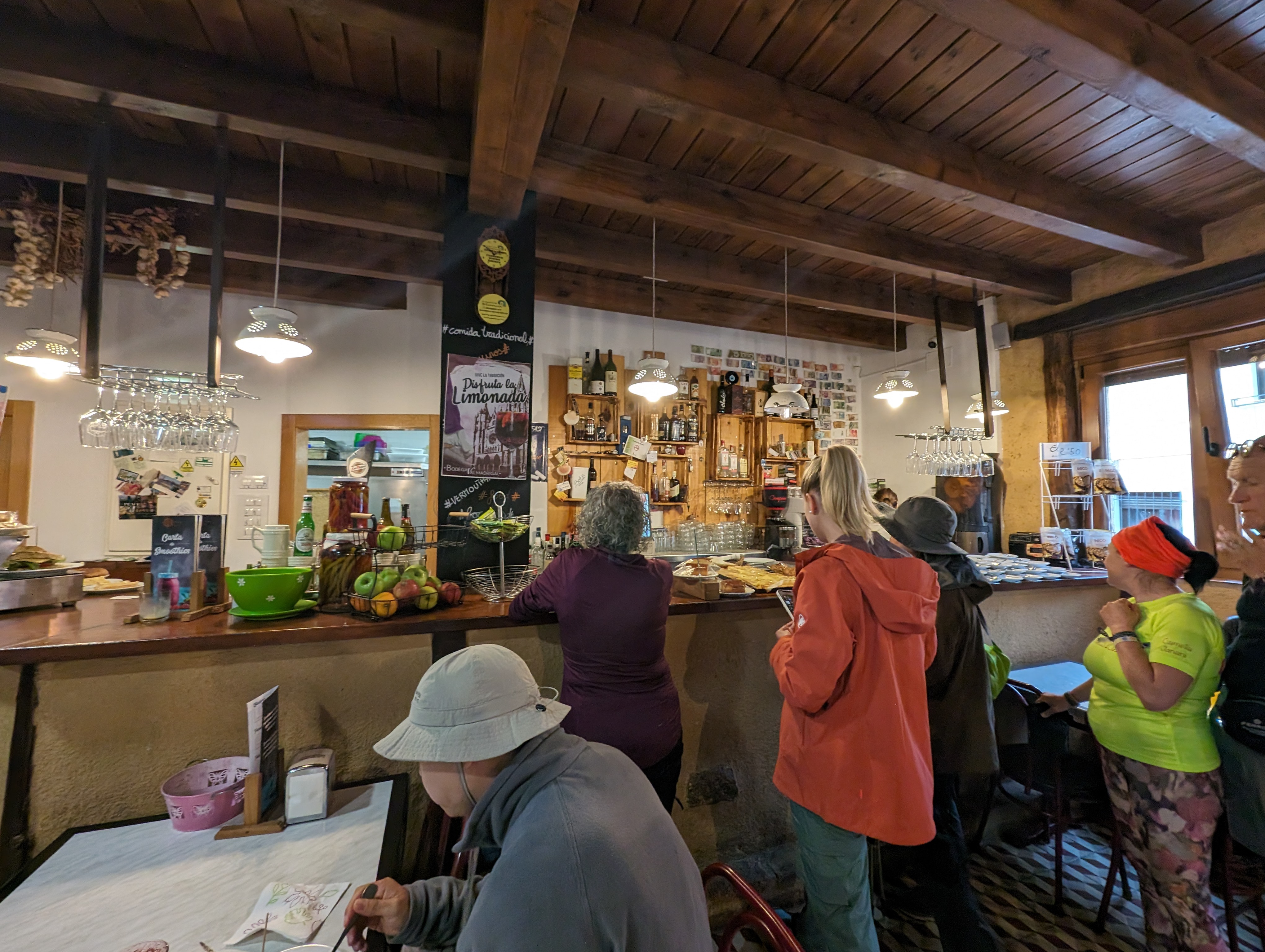 The bar in El Burgo Ranero